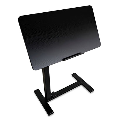 Height-Adjustable Bedside Table on Wheels – Portable