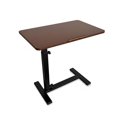 Height-Adjustable Bedside Table on Wheels – Portable