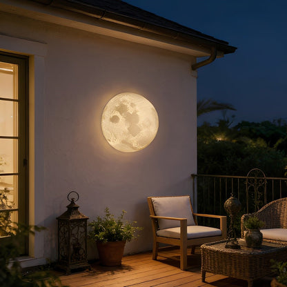 Hemisphere Moon Waterproof Outdoor Porch LED Exterior Wall Lights