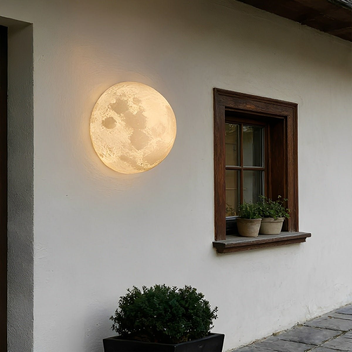 Hemisphere Moon Waterproof Outdoor Porch LED Exterior Wall Lights