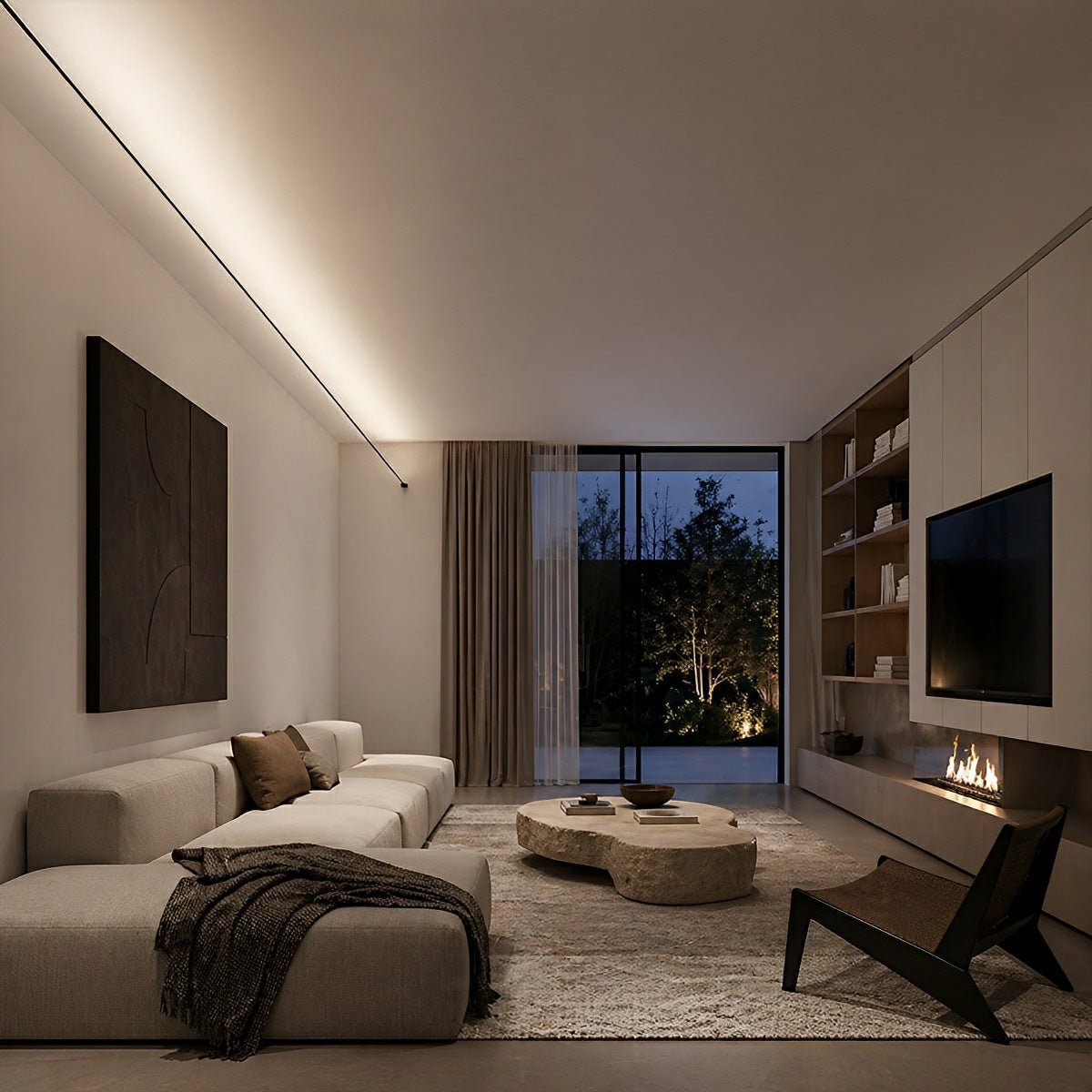 Indoor Dimming Rotatable LED Linear Strip Light