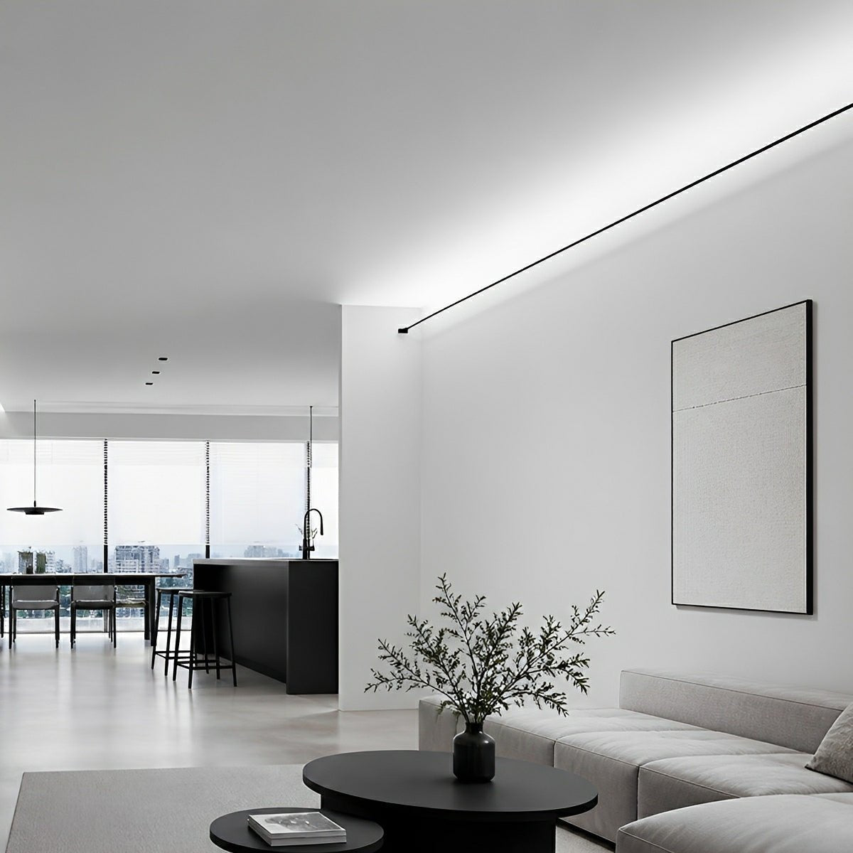 Indoor Dimming Rotatable LED Linear Strip Light