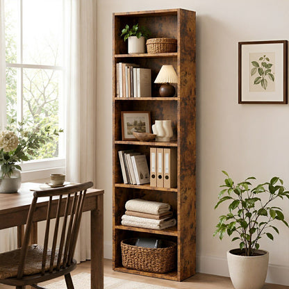 Industrial Bookcase Open Storage Shelf