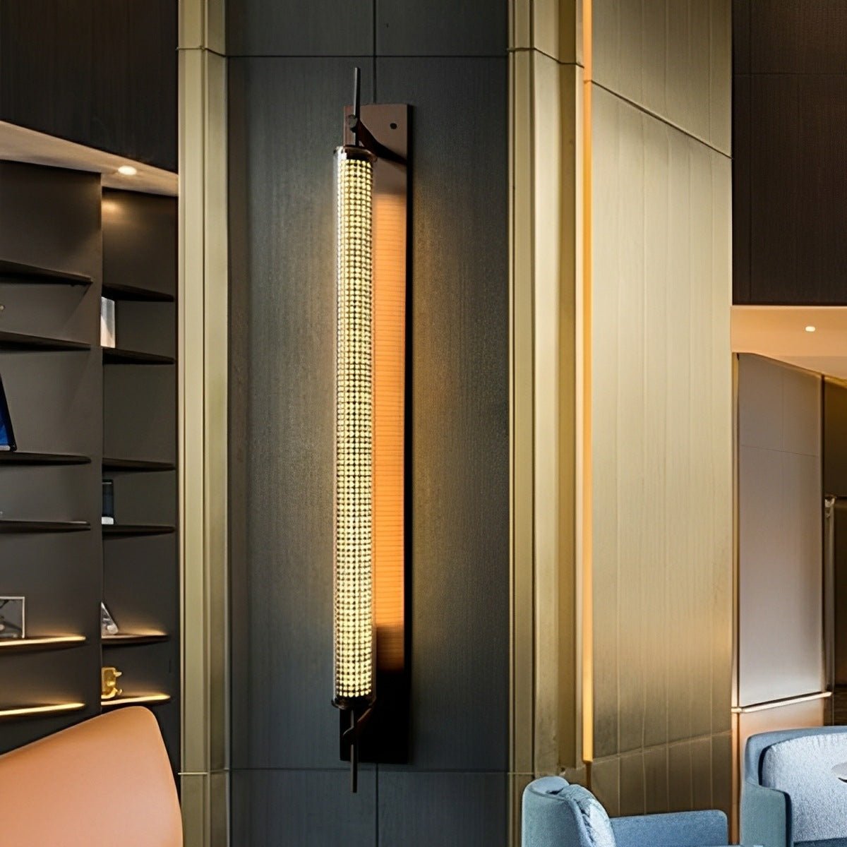 Industrial LED Wall Sconce – Stainless Steel Long Strip Wall Light