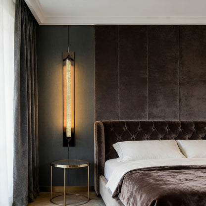 Industrial LED Wall Sconce – Stainless Steel Long Strip Wall Light