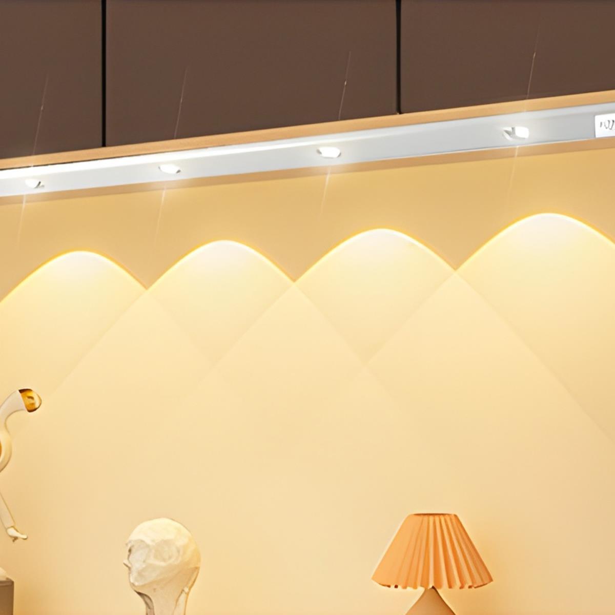 Intelligent Cat Eye Dimmable Motion Sensor Wireless LED Cabinet Light Rechargeable