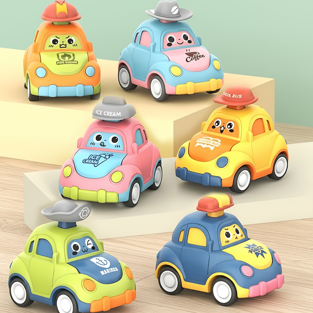 Colorful Interactive Toy Car Playset