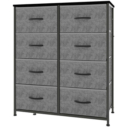 Large Capacity 5-10 Drawer Fabric Storage Cabinet Organizer