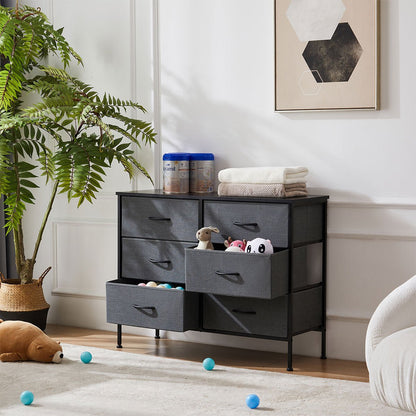 Large Capacity 5-10 Drawer Fabric Storage Cabinet Organizer