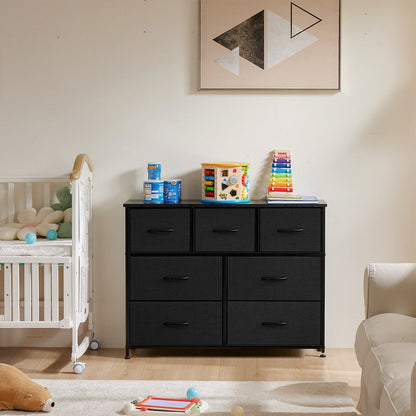 Large Capacity 5-10 Drawer Fabric Storage Cabinet Organizer