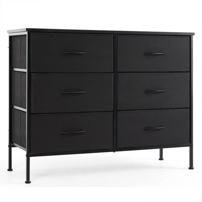 Large Capacity 5-10 Drawer Fabric Storage Cabinet Organizer
