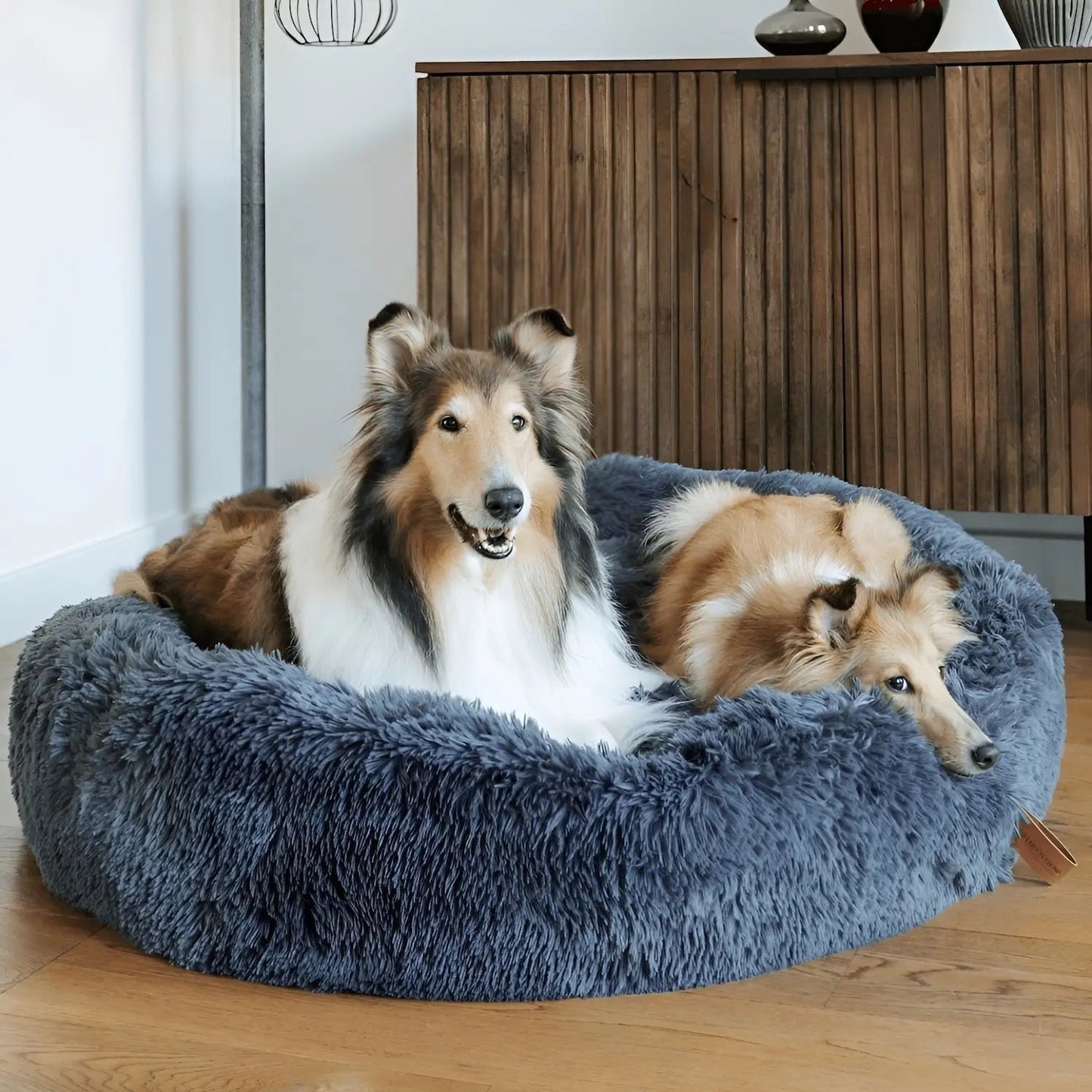 Large Plush Dog Bed