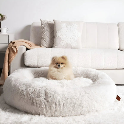 Large Plush Dog Bed