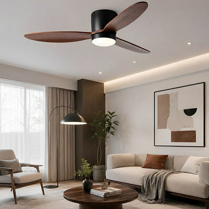 LED Inverter Silent White Low Floor DC Motor Simple Ceiling Fan Light