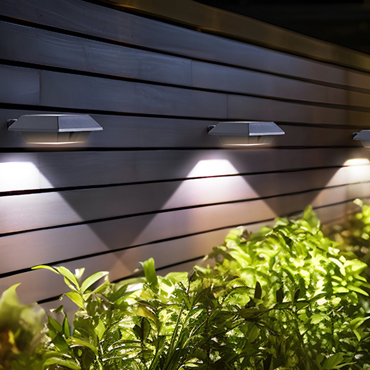 LED Square Waterproof Solar Outdoor Wall Lights
