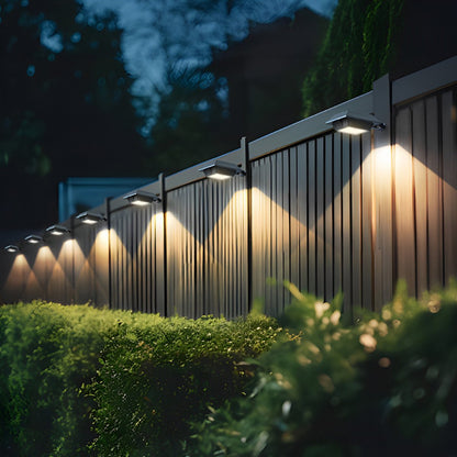 LED Square Waterproof Solar Outdoor Wall Lights