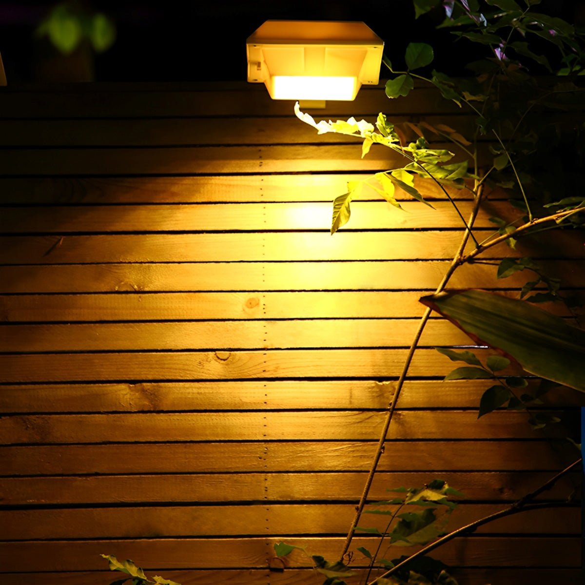 LED Square Waterproof Solar Outdoor Wall Lights
