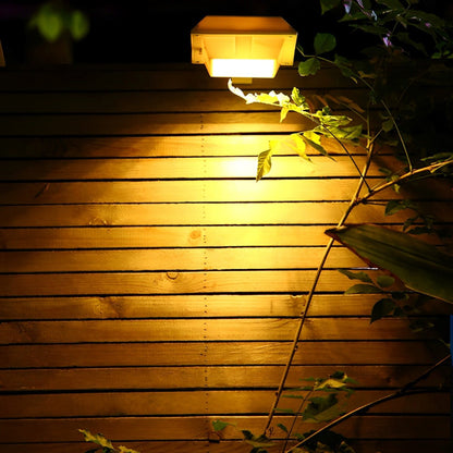 LED Square Waterproof Solar Outdoor Wall Lights