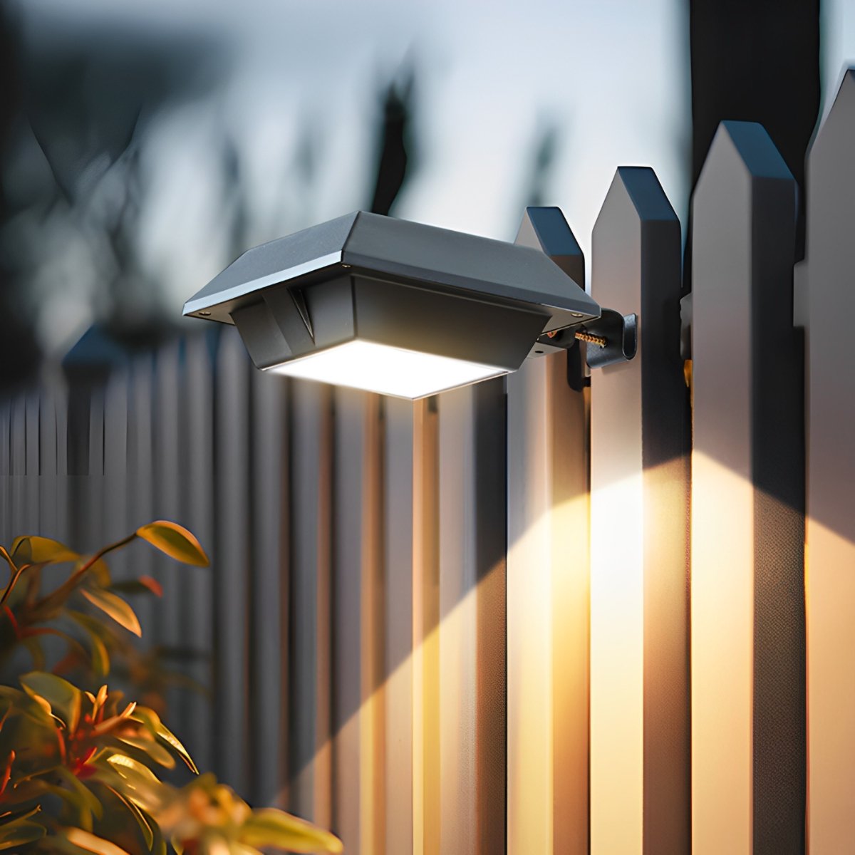 LED Square Waterproof Solar Outdoor Wall Lights