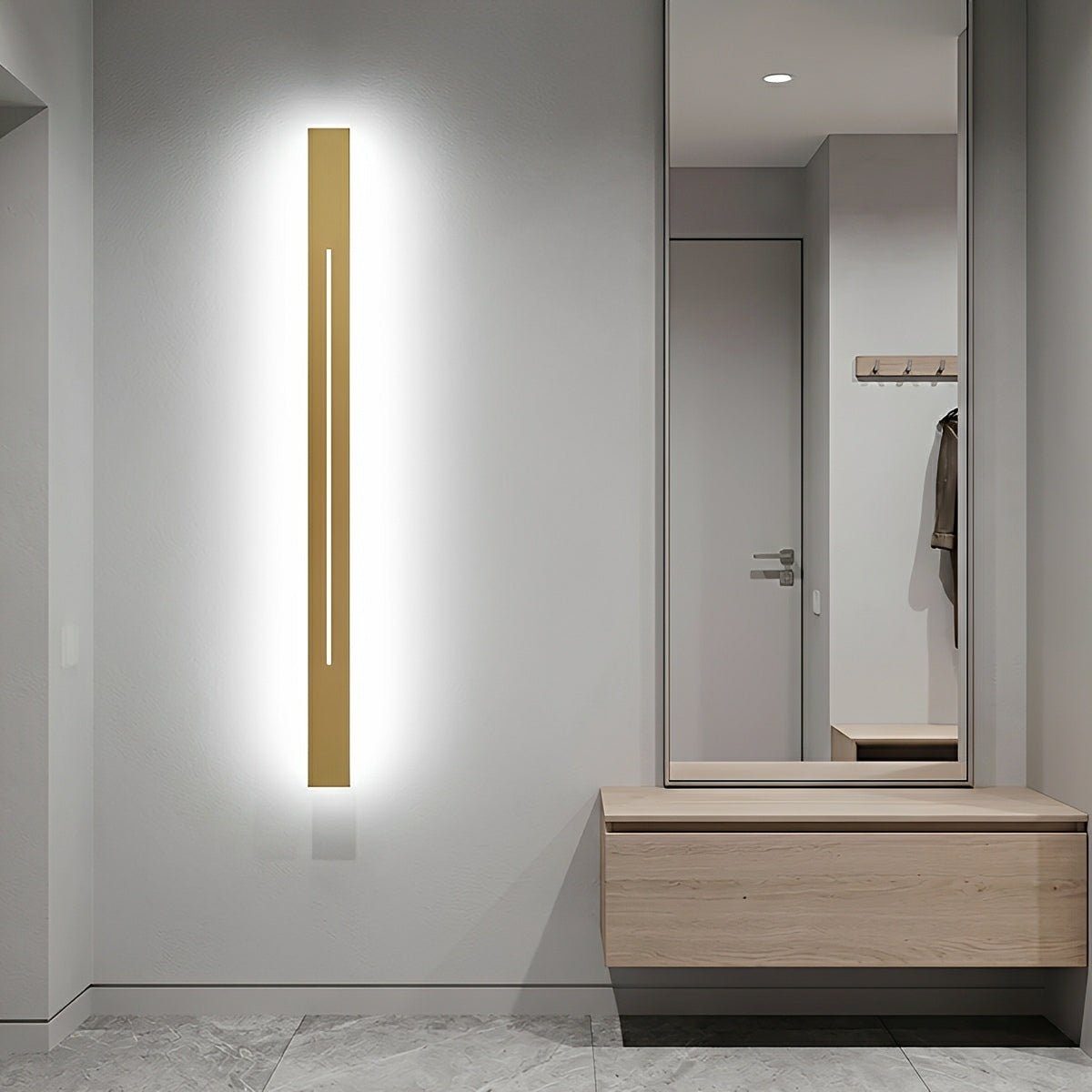 Long Strip LED Modern Wall Lights Sconces Lighting