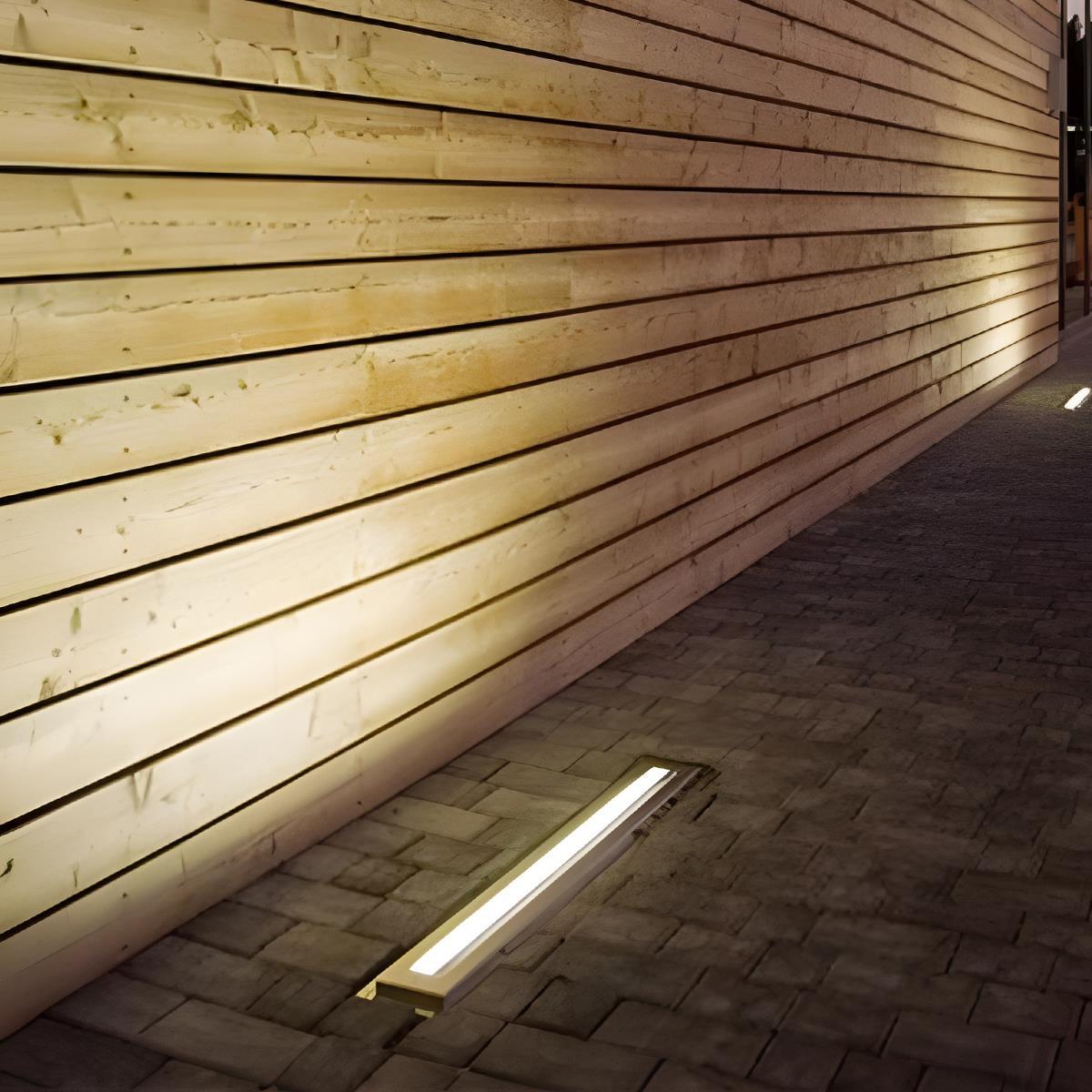 Low Voltage Waterproof Outdoor In Ground LED Strip Lights 39.37'' Stainless Steel