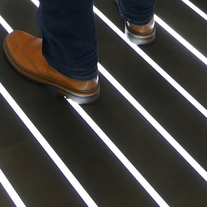 Low Voltage Waterproof Outdoor In Ground LED Strip Lights 39.37'' Stainless Steel