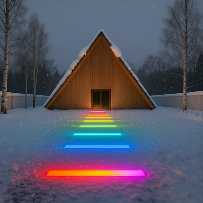 Low Voltage Waterproof Outdoor In Ground LED Strip Lights 39.37'' Stainless Steel