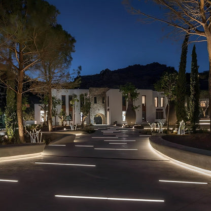 Low Voltage Waterproof Outdoor In Ground LED Strip Lights 39.37'' Stainless Steel
