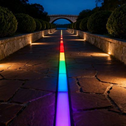 Low Voltage Waterproof Outdoor In Ground LED Strip Lights 39.37'' Stainless Steel