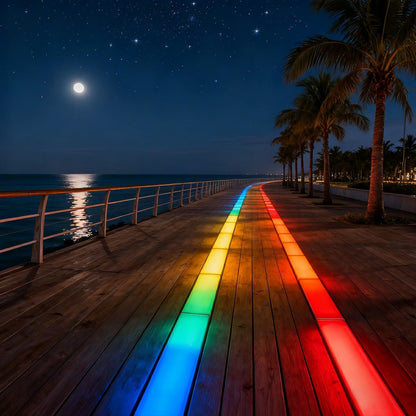 Low Voltage Waterproof Outdoor In Ground LED Strip Lights 39.37'' Stainless Steel