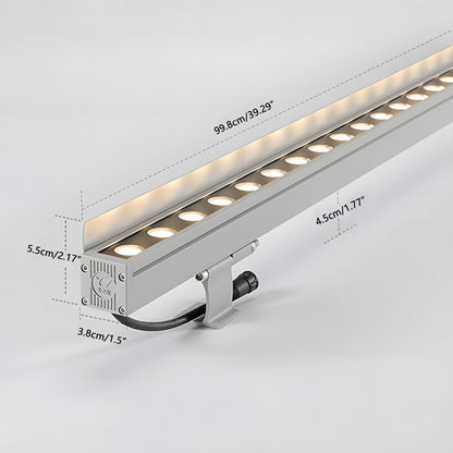 Low Voltage Waterproof Outdoor Recessed LED Wall Washer Lights  RGB Dimmable DC24V 39.37''