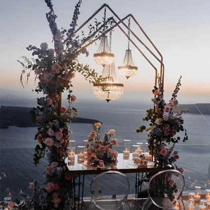 12V Low Voltage Luxury Waterproof Outdoor Crystal Chandeliers