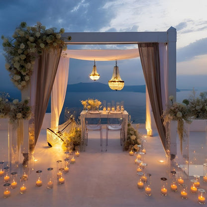 12V Low Voltage Luxury Waterproof Outdoor Crystal Chandeliers