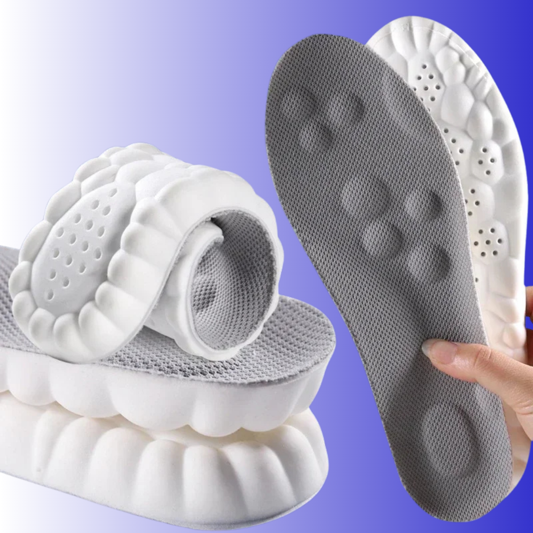 Shock-Absorbing Arch Support Massage Insoles