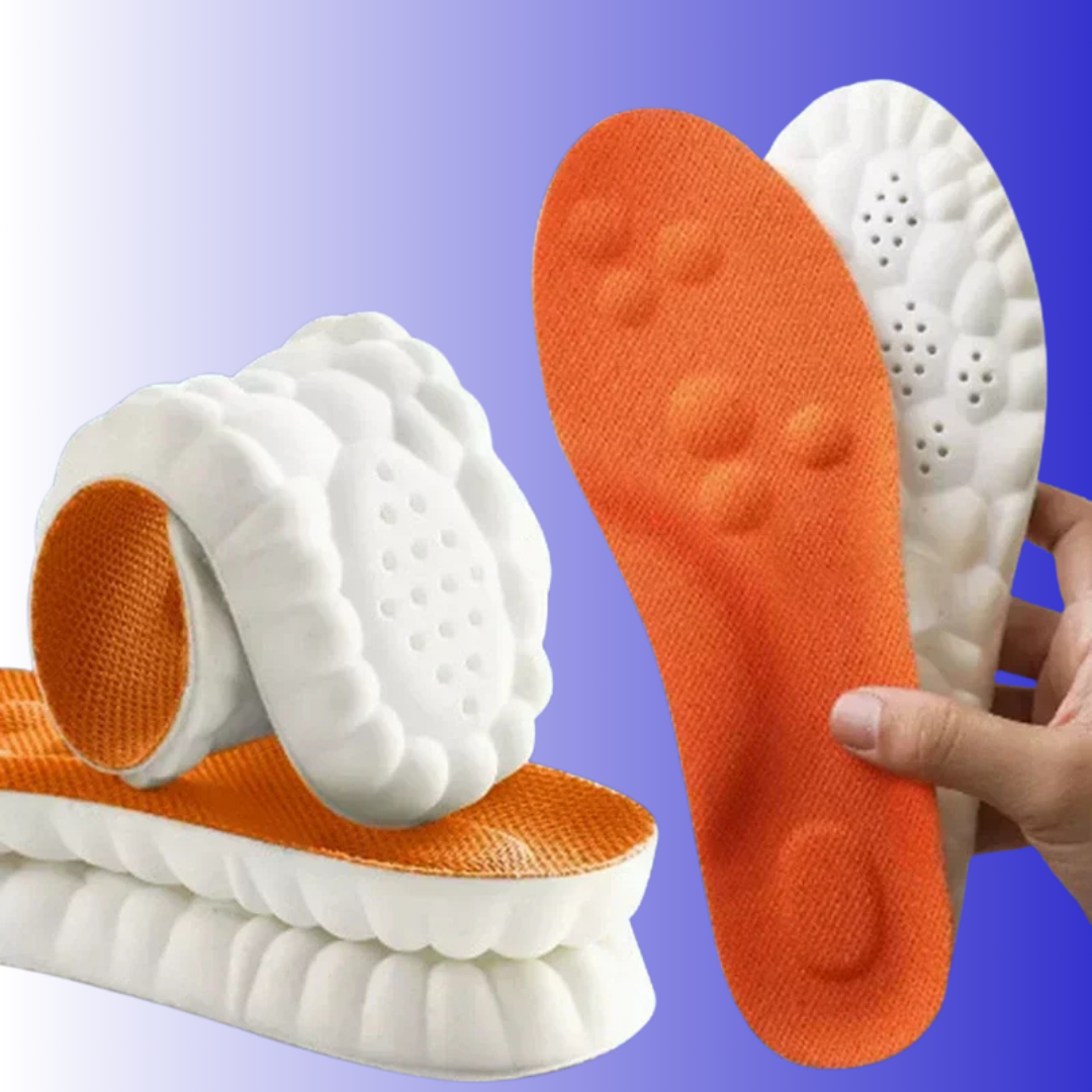 Shock-Absorbing Arch Support Massage Insoles