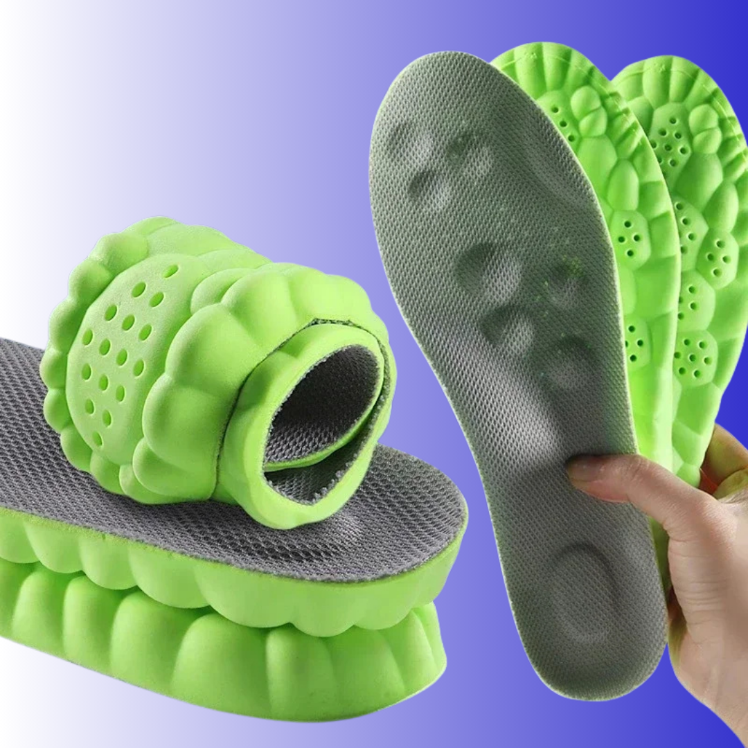 Shock-Absorbing Arch Support Massage Insoles