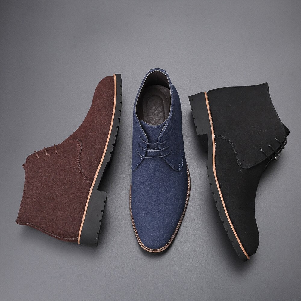Men's Slip-On Casual Ankle Boots