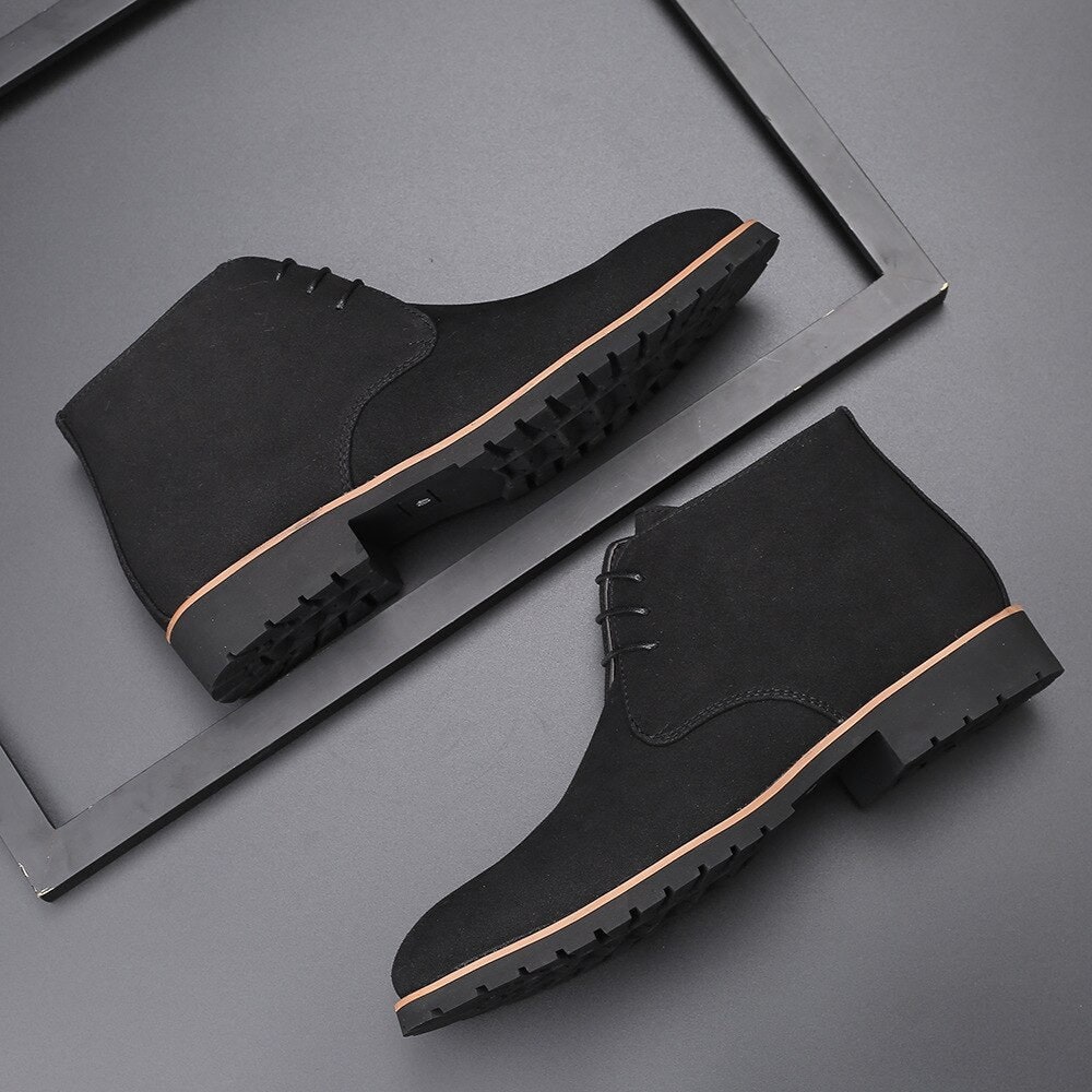Men's Slip-On Casual Ankle Boots