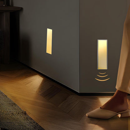 Minimalist Motion Sensor LED Recessed Stairway Lights Step Light