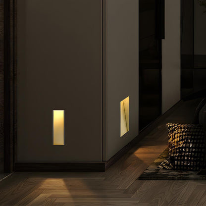 Minimalist Motion Sensor LED Recessed Stairway Lights Step Light