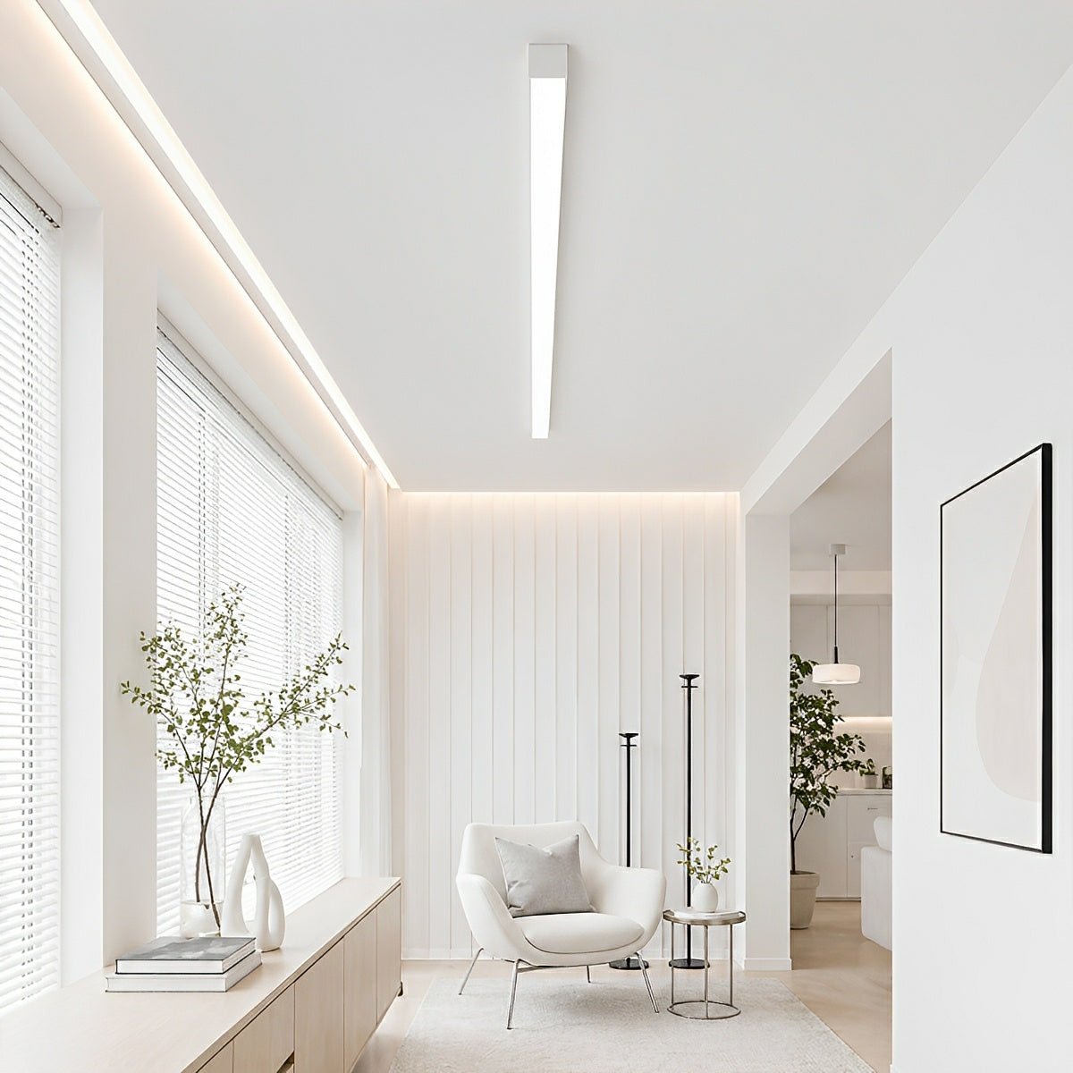 Minimalist Strip Dimming LED Modern Ceiling Light
