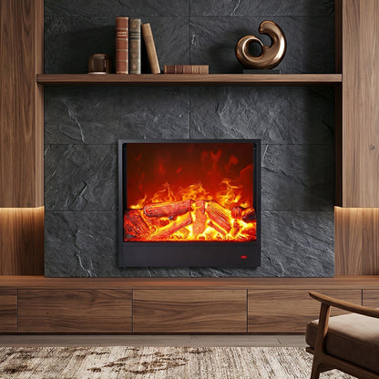 Modern 3D LED Flame Wall Fireplace Light Ambient Lighting