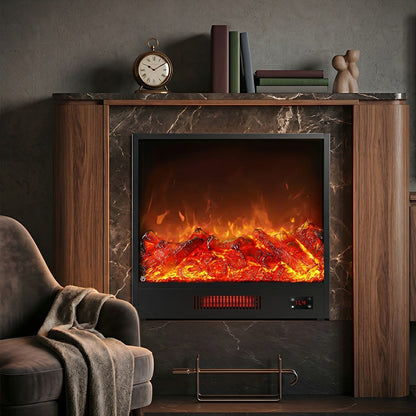 Modern 3D LED Flame Wall Fireplace Light Ambient Lighting