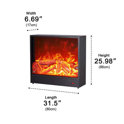Modern 3D LED Flame Wall Fireplace Light Ambient Lighting