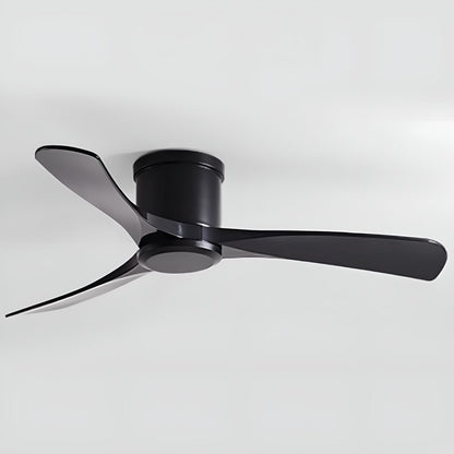 Modern 6-speed Reverse Frequency 3 Blades Imitation Wood Ceiling Fan DC Motor