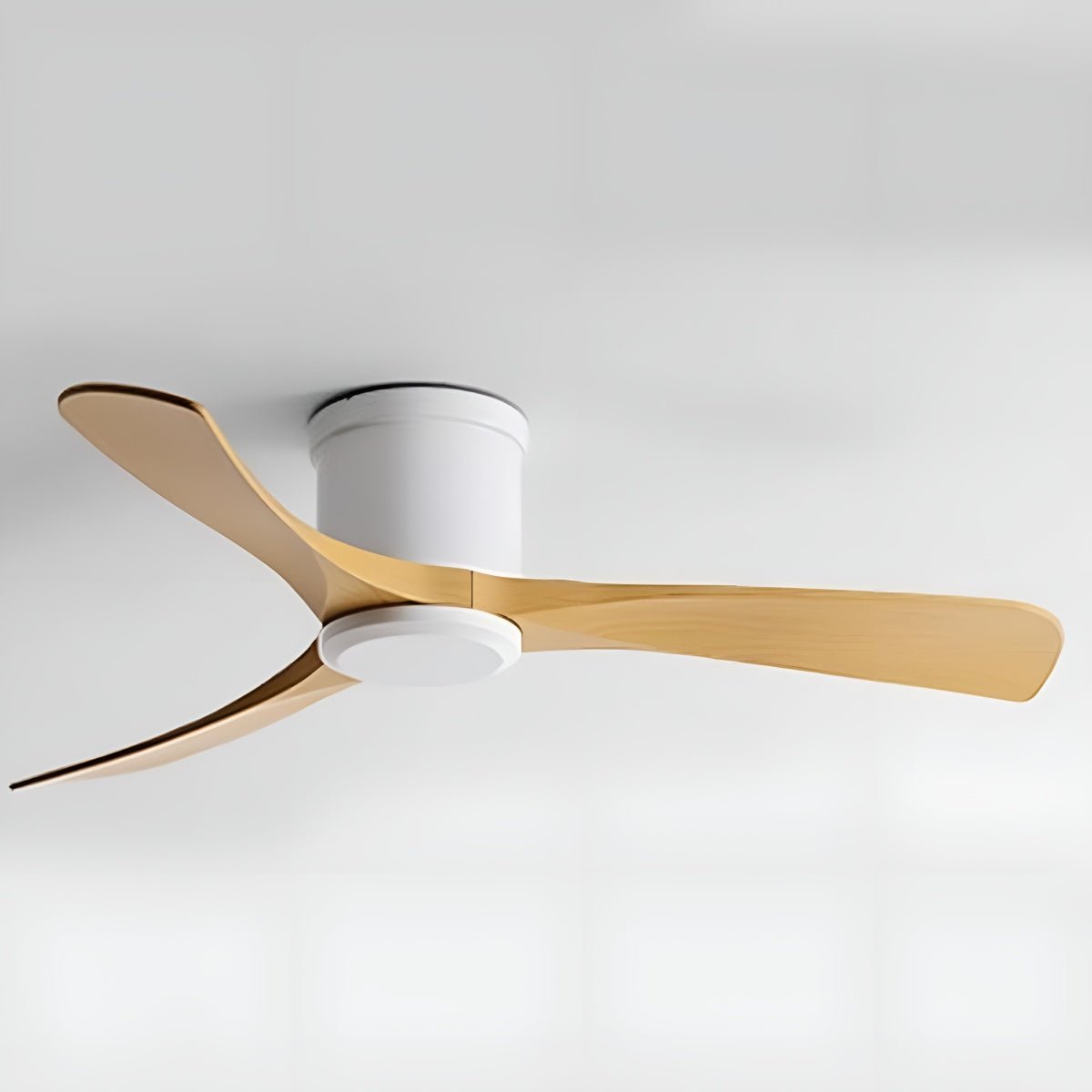 Modern 6-speed Reverse Frequency 3 Blades Imitation Wood Ceiling Fan DC Motor