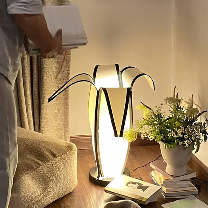 Modern Banana Design Plug In LED Floor Lamp Art Decor