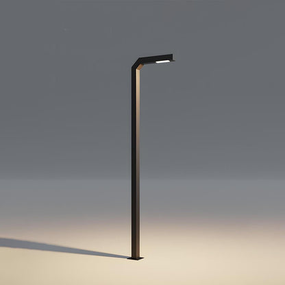 Modern Black LED Column Outdoor Pole Street Light