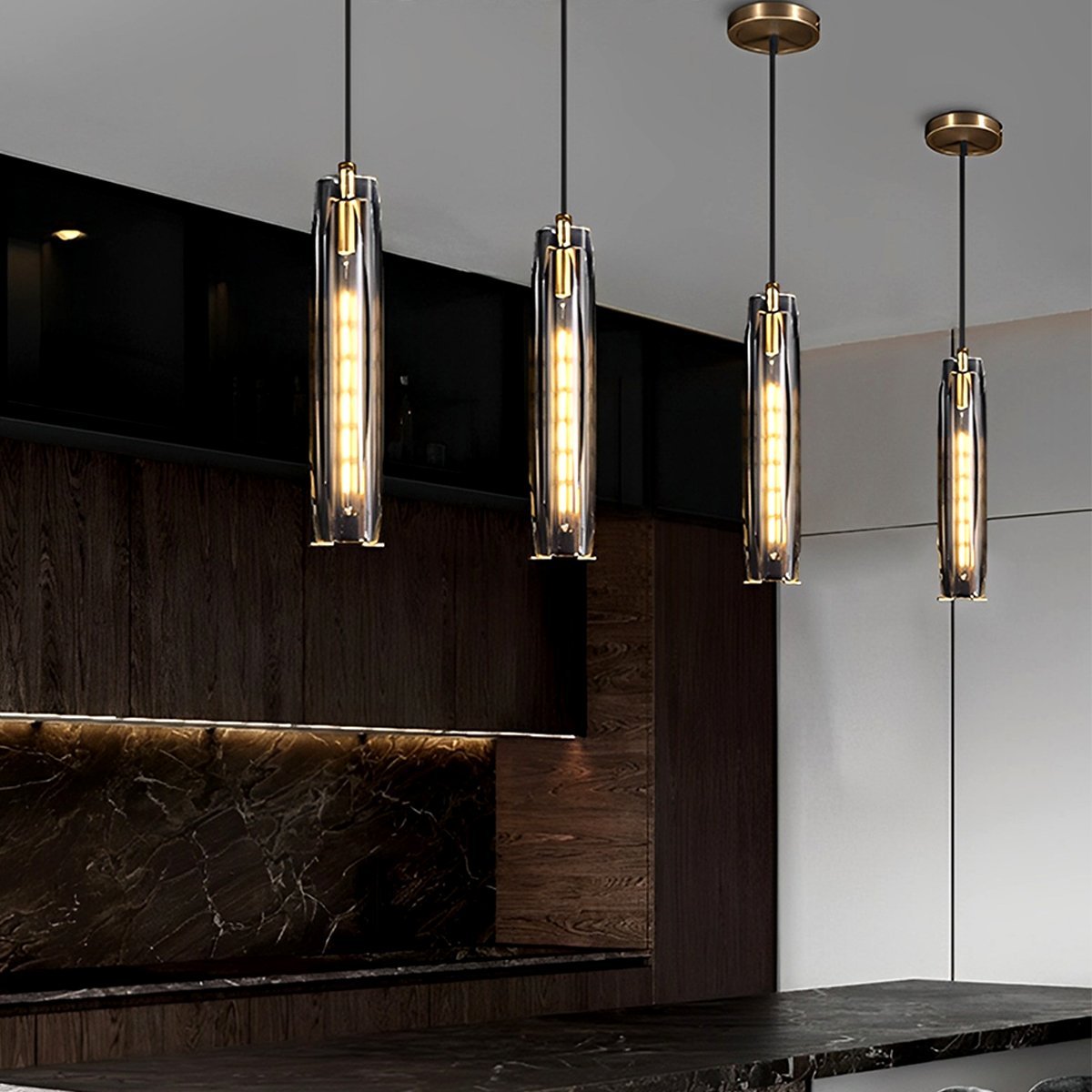 Dimmable Modern Camellia Luxury Crystal Pendant Lights