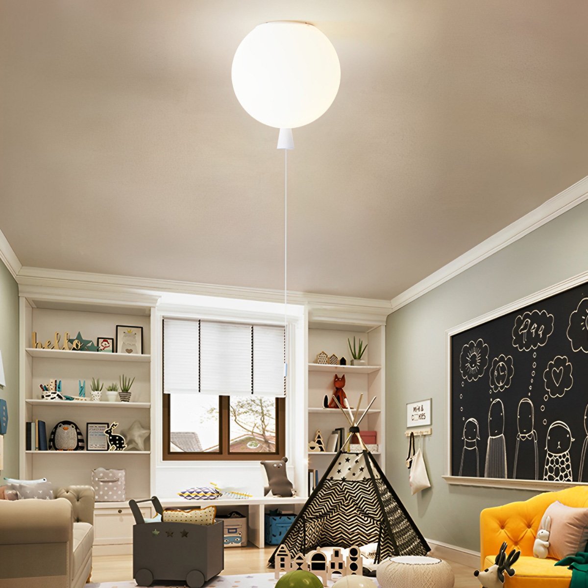 Modern Colorful Balloon LED Ceiling Lighting